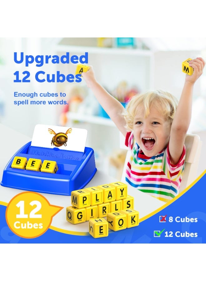 Halamodo آلة لعب مطابقة البطاقات الحرفية | لعبة تعلم الكلمات الممتعة للأطفال | لعبة تعليمية للكلمات الإنجليزية | قارئ لتعليم النطق والكتابة في مرحلة التعلم المبكر | لعبة إدراكية تفاعلية للمرحلة ما قبل المدرسة | هدايا عيد الميلاد للأولاد والبنات - Image 3